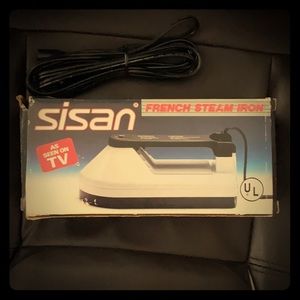 Vintage French steam iron clothes steamer smoother